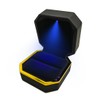 GBYAN Ring Box with LED Light Plastic Jewelry Display Gift