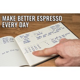 Home Cafe by Charlie The Brew Ledger First Edition, Espresso Journal Notebook, Dial In Espresso Settings Faster