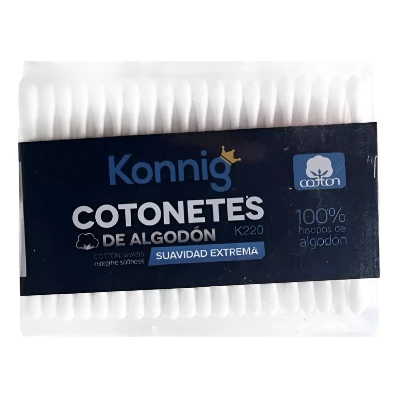 Cotonetes Hisopos Bambú 200 Piezas Ecológicos