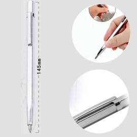 1Pc Pocket Scriber Pen Portable Carbide Tipped Scriber Etching Engraving Tool Metal Sheet Engraver Scribe Tool for Glass Ceramics Metal Sheet