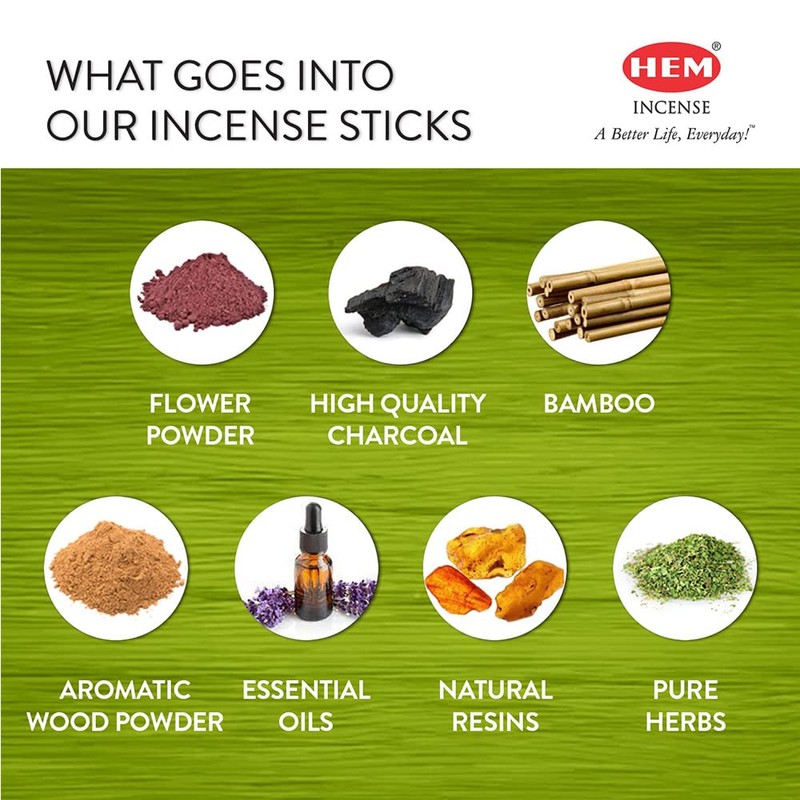 HEM Incense - Patchouli (Pack of 2 Boxes) Total 240