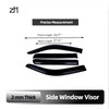 Fits Nissan Frontier Crew Cab 2005-2021 Acrylic Safe Smoke Window