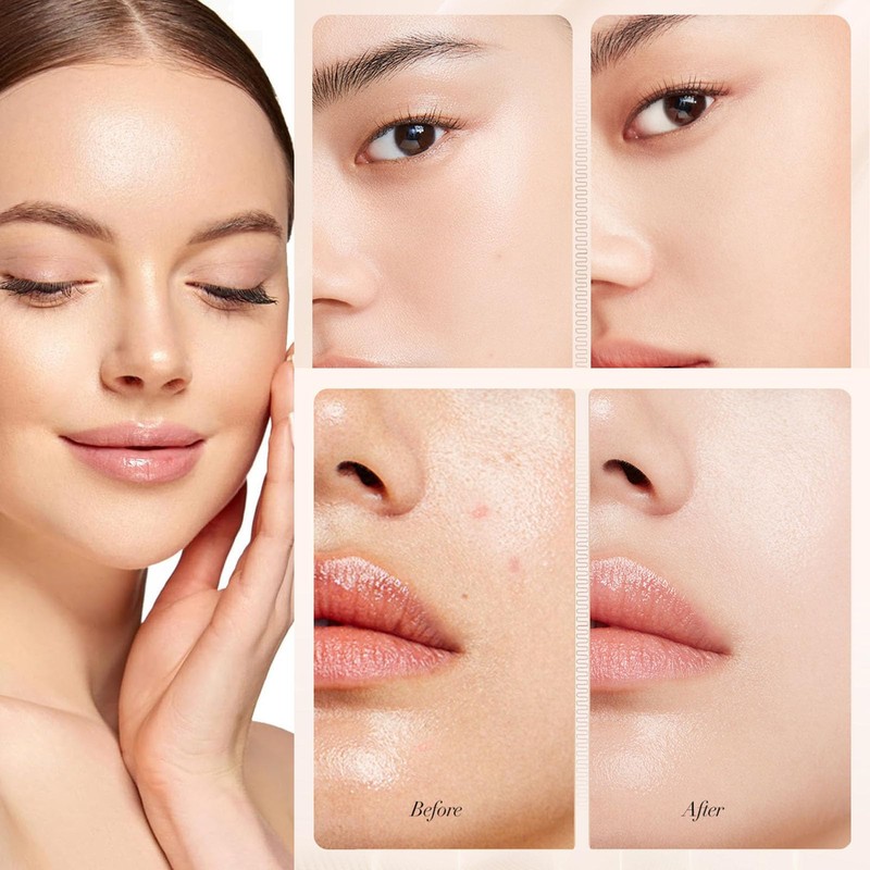 Liquid Foundation, Moisturizing Light Foundation, Matte Long-Lasting Cushion Concealer, Gauze