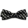 [8] Striped Bow Tie with Polka Dots, I / Black