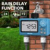 TiFFCOFiO Sprinkler Water Timer Outdoor, 2 Outlets Digital Pogrammable for
