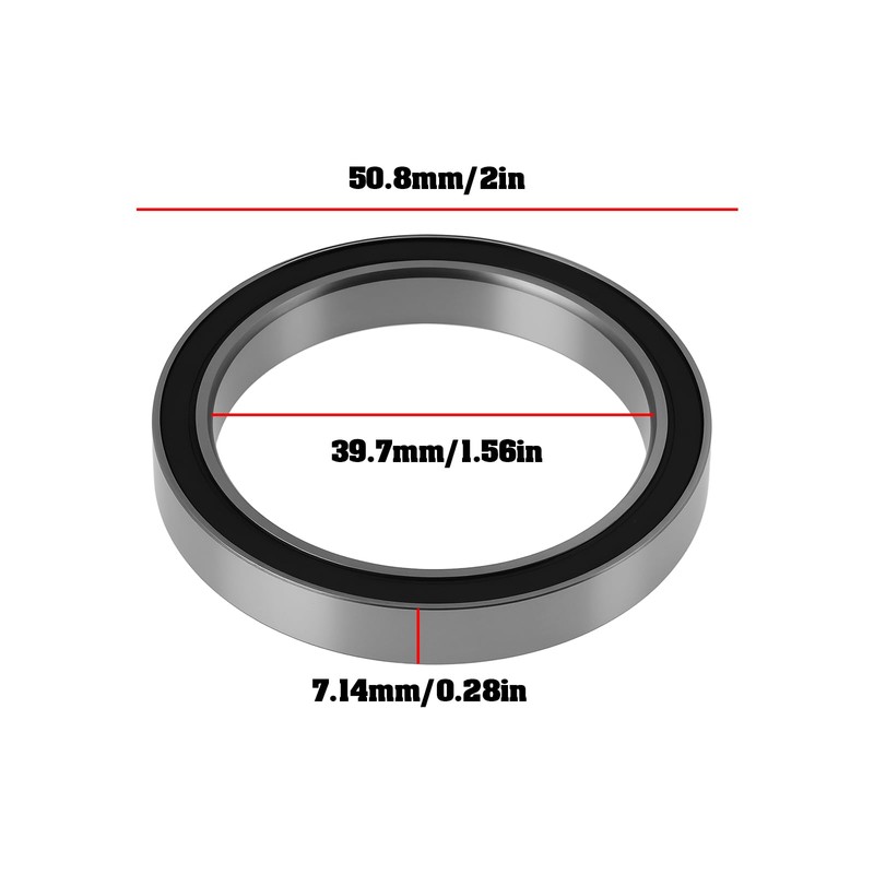 OTOTEC 2Pcs Bike Headset Bearing B543-2RS MR397508 Compatible with Cannondale