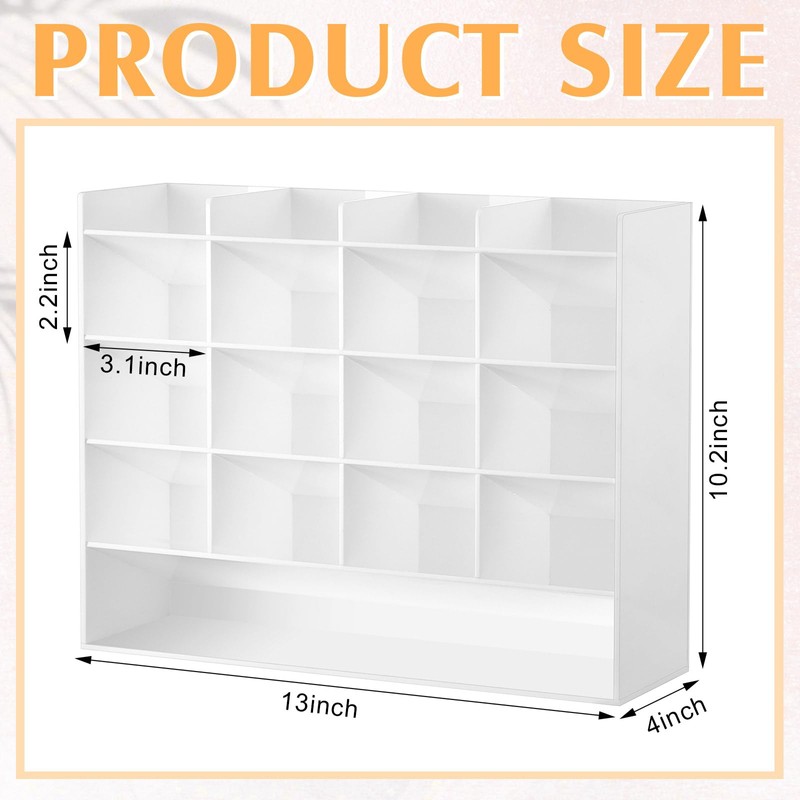 MotiMind Acrylic Pen Organizer Storage for 200 Markers Vertical Marker