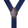 Y Back Mens Suspenders, with 6 Strong Clips Wide Adjustable