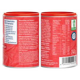 MADENA Premium BasenCitrate Pure Complex According to Pharmacist Rudolf Keil, Citrate Base Powder Vegan 240 g, the Original with 100% Organic Bases, Lots of Magnesium Citrate, Zinc, Potassium,