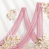 DeZerlor Dusty Rose Wedding Arch Draping Fabric 29" x 6.5