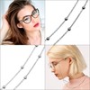 Frienda 6 Pieces Eyeglass Chains Elegant Eyewear Retainer Beaded Eyeglass
