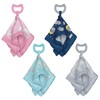 Muslin Snuggle Blankie Teether Made from Organic Cotton, Textures and