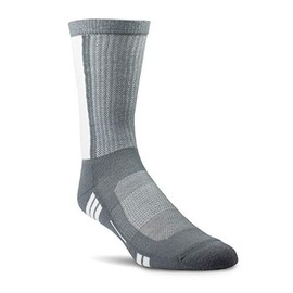 ARIAT Unisex Venttex grey 2pk Mid Calf Performance Socks Black XL