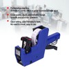 Price Tag Gun Coding Machine 8 Digits with 10pcs White