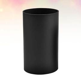 Unomor Compact Kitchen Utensil Holder for Countertop Black PP Cutlery Organizer for Spoons, Forks, Chopsticks 5.51 X 3.54 X 3.54 Inch