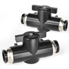 TAILONZ PNEUMATIC BVU-1/4 OD Ball Valve Air Flow Control Valve