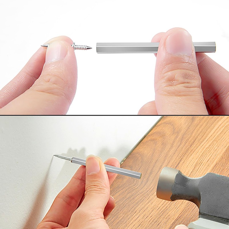 100Pcs Double-Head Skirting Thread Seamless Nail, Skirting Line Without Marks