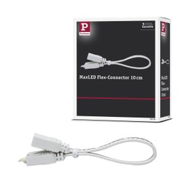 Paulmann 705.76 Connector – Lighting Accessory (Connector, White, Plastic, III, 100 mm, 6 mm)