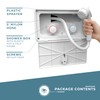 Manufacturers' Select ITC Fontana RV Exterior Shower Kit (White w/Latching