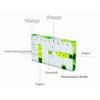 umei Transparent T Type Multifunction Spirit Level Two Way Spirit