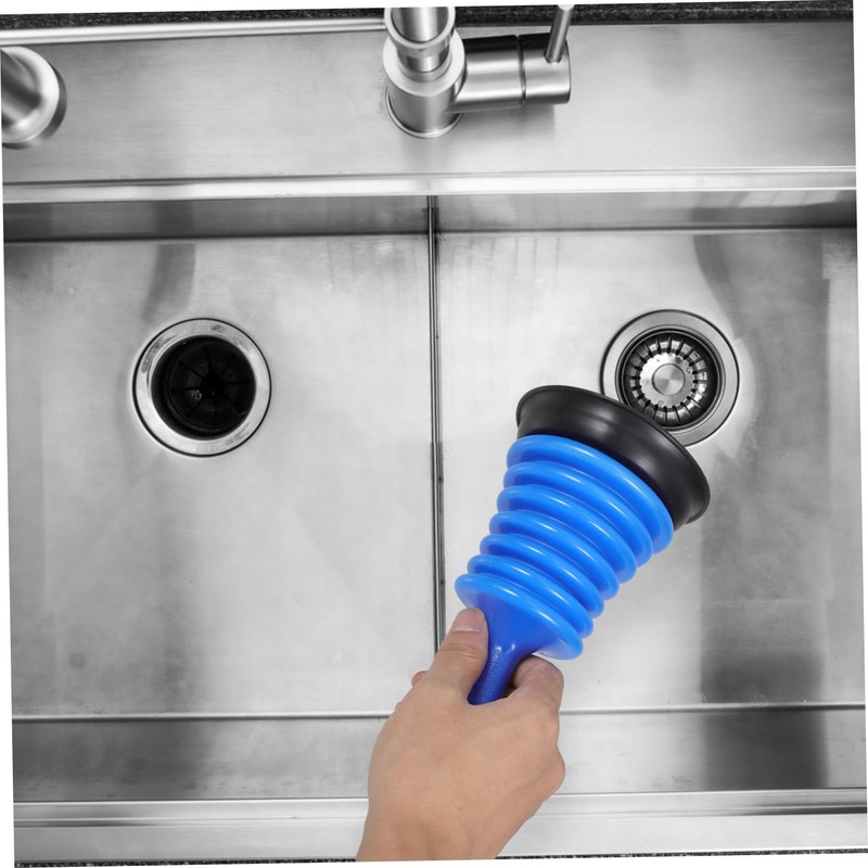 TEHAUX Plunger for Sink Drain Portable Unclogger for Small Spaces