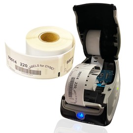 Leyf 2 Rolls 99014 S0722430 Labels - 54 mm x 101 mm - 100% Compatible for Dymo and Seiko Labelwriter - 2 Rolls of Labels = 440 Label Address Labels, Label Printer, Self-Adhesive