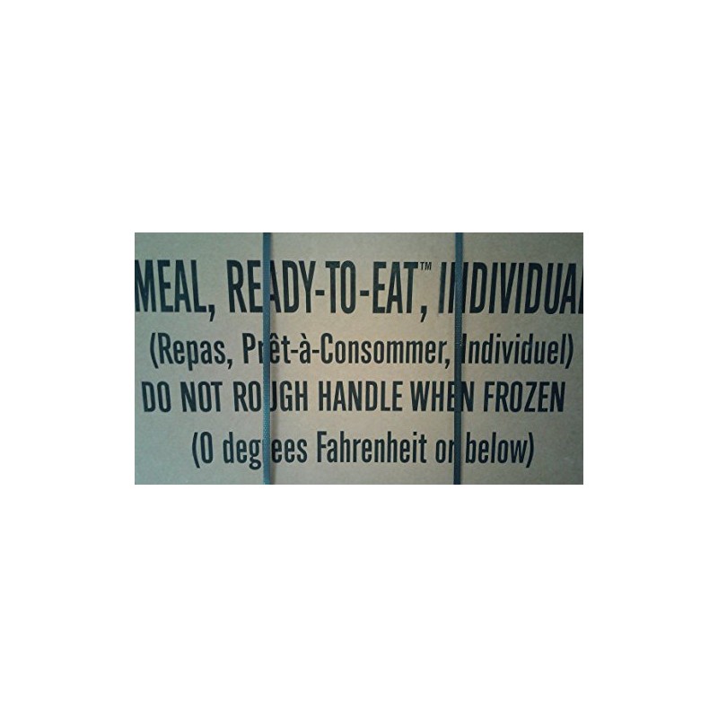 SOPACKO Genuine Military MRE Box A Insp Test Date 09/2018