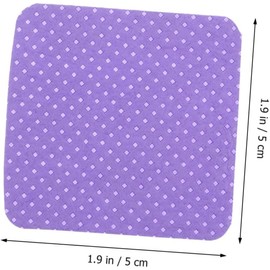 IMIKEYA Toallitas Limpiadoras Portátil 400 Piezas Material Melt Blown Color Púrpura para Extensiones de Pestañas y Uñas para Manicure y Viaje