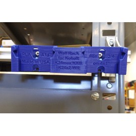 K24 2 slot Battery Rack for Kobalt Wall Mount Holder Latching Storage Rack 24VMax and KXB/ XTR Ultimate Output packs KXB-424-03, KXB-824-03. KB-124-03, KB-324-03, KB424-03, KB-624-03. USA PN K24x2-WR