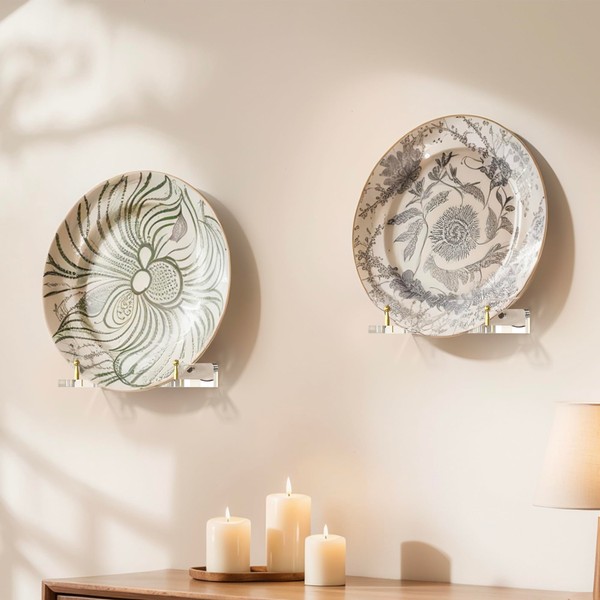 Clear Acrylic Display Shelf with Adjustable Display Angles by Metal