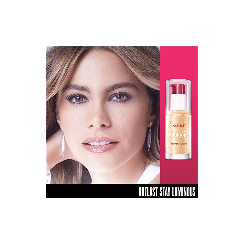 COVERGIRL Outlast Stay Luminous Foundation Soft Sable 875, 1 oz