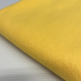 Yellow 1 Metre Acrylic Plain Felt Arts and Craft Fabric Material for Sewing Embroidery Decorations 88cm Wide 1 Meter Pre Cut (Yellow, 1 Meter Pack)
