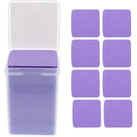 Alipis 400piezas Toallitas Limpiadoras para Esmalte de Uñas y Pestañas Postizas Compacto Prácticas para Manicura y Extensiones de Pestañas Uso Femenino