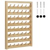 HAITRAL 48-Spool Sewing Thread Rack, Wall-Mounted Thread Holder with Hanging