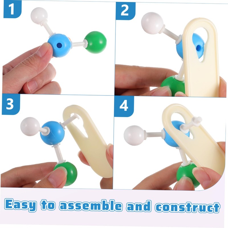 KICHOUSE 1 Set Organic Chemistry Model Kit Easy to Assemble