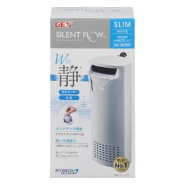 Gex GEX AQUA FILTER Silent Flow Slim White SP Hybrid Filter Submersible Corner Mount