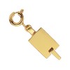 Demika Yellow Gold Vermeil Self-Locking Magnetic Jewelry Clasp Converter with