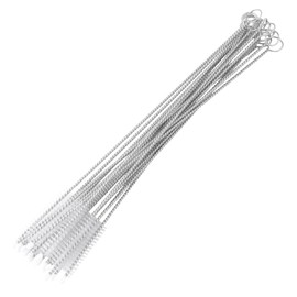 Chazcool 20PCS Straw Cleaner, Straw Brushes for Cleaning Straws, Stainless Steel Long Straw Cleaner Brush, 6.7in