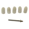 6pc Felt Polishing Wheel Cleaning Pads Tips 10mm Diameter with