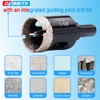 1-1/8" Diamond Hole-Saw Bits with Pilot Drill Bit - 2pc