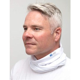 IQ-UV Unisex's 300 UV Protection Tube Multifunctional Headwear, White, 54 cm