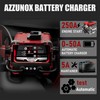 AZZUNOX 12V 24V Car Battery Charger and 250A Engine Starter,