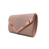 New Women's Rose Gold Sparkling Shiny Small Diamanti Crystal Clutch