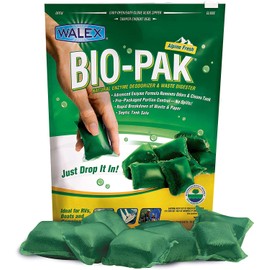 Walex BIO-11530 Bio-Pak Natural Holding Tank Deodorizer and Waste Digester, (Pack of 10)