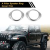 REPAIROCK 2 Pcs A Pillar Speaker Ring Cover Trim for