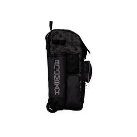 Boombah Rolling Superpack 2.0 Baseball/Softball Gear Bag - 23-1/2" x 13-1/2" x 9-1/2" - Telescopic Handle - Holds 4 Bats - Wheeled Version - USA Defend Black/Steel