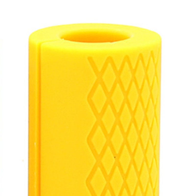2Pcs Silicone Barbell Grips Prevent Slip Thick Bar Dumbbell Grips