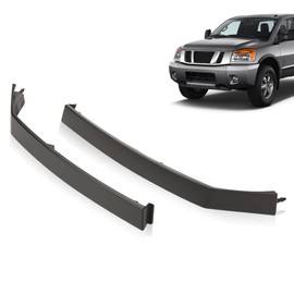 PIT66 Headlight Molding Trim Lower Filler Compatible with Nissan Armada 2005-2015/Fit Nissan Titan 2004-2015/Fit Infiniti QX56 Base 2004-2010 Driver and Passenger Side 622347S300 622357S300