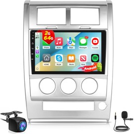 [2G+64G] Car Radio for Jeep Liberty 2008 2009 2010 2011 2012, Android 10 inch Touch Screen Liberty Stereo with Carplay/Android Auto/EQ Audio/SWC/Bluetooth