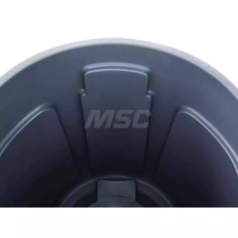 Rubbermaid FG263200GRAY 32 Gallon Gray Heavy Duty Round BRUTE Trash